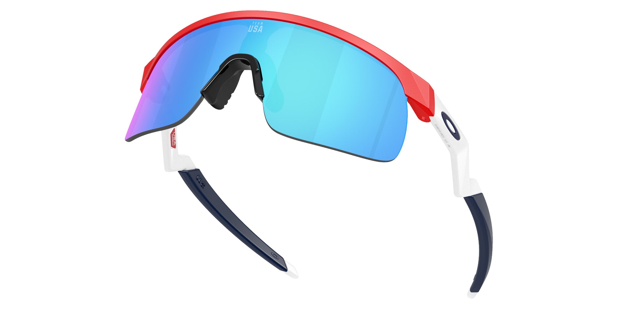 OAKLEY OJ9010 Resistor (Youth Fit) Team USA 901035 123 - Matte Redline / Prizm Sapphire Mirrored #id:oj9010901035_s:100125