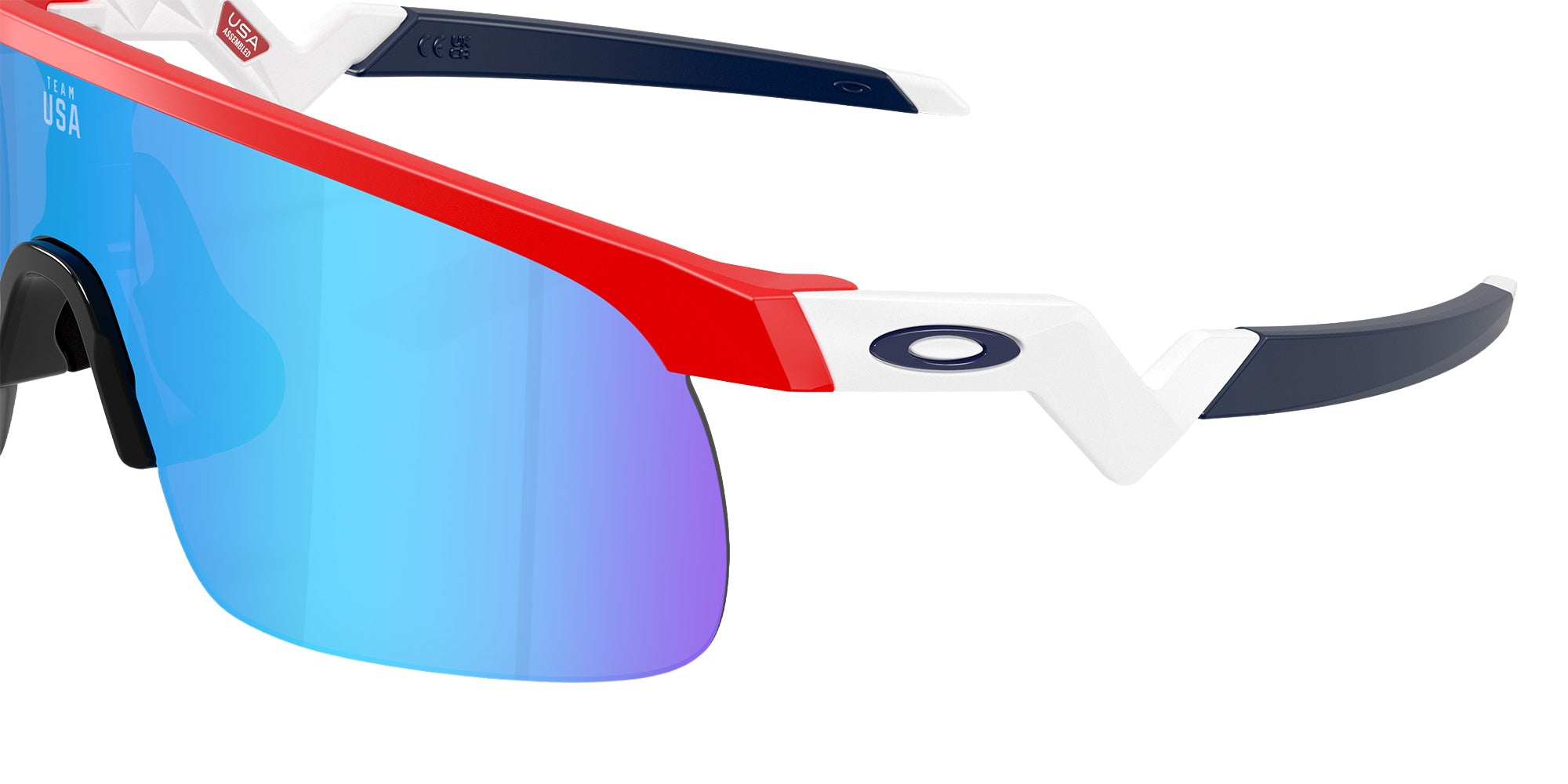 OAKLEY OJ9010 Resistor (Youth Fit) Team USA 901035 123 - Matte Redline / Prizm Sapphire Mirrored #id:oj9010901035_s:100130