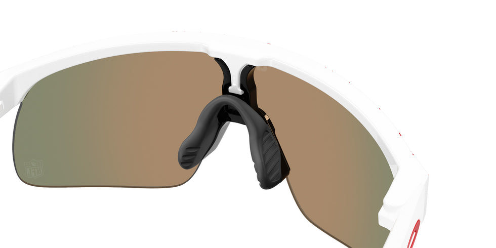 OAKLEY OJ9010 Kansas City Chiefs Resistor (Youth Fit) 901037 123 - White / Prizm Ruby Mirrored #id:oj9010901037_s:100135