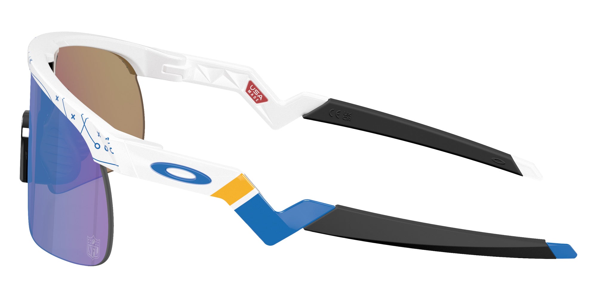 OAKLEY OJ9010 Los Angeles Chargers Resistor 901038 123 - White #id:oj9010901038_s:100110