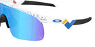 OAKLEY OJ9010 Los Angeles Chargers Resistor (Youth Fit) 901038 123 - White / Prizm Sapphire Mirrored #id:oj9010901038_s:100130