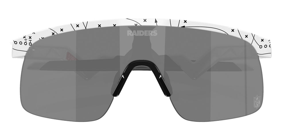 OAKLEY OJ9010 Las Vegas Raiders Resistor (Youth Fit) 901039 123 - White / Prizm Black Mirrored #id:oj9010901039_s:100120