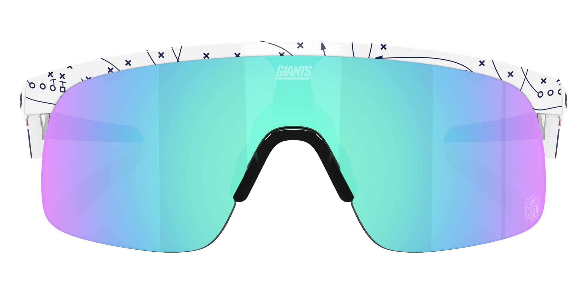 OAKLEY OJ9010 New York Giants Resistor (Youth Fit) 901041 123 - 25 Play White / Prizm Sapphire Mirrored #id:oj9010901041_s:100100