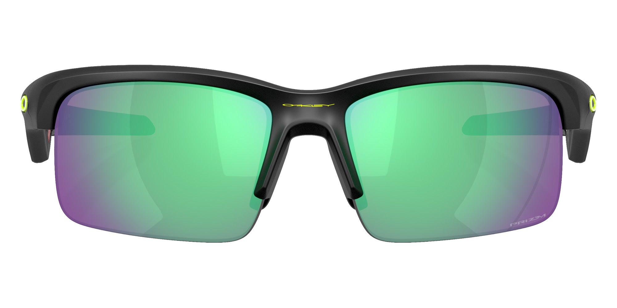 OAKLEY OJ9013 Capacitor (Youth Fit) Court 901311 62 - Matte Black / Prizm Road Jade Mirrored #id:oj9013901311_s:100100