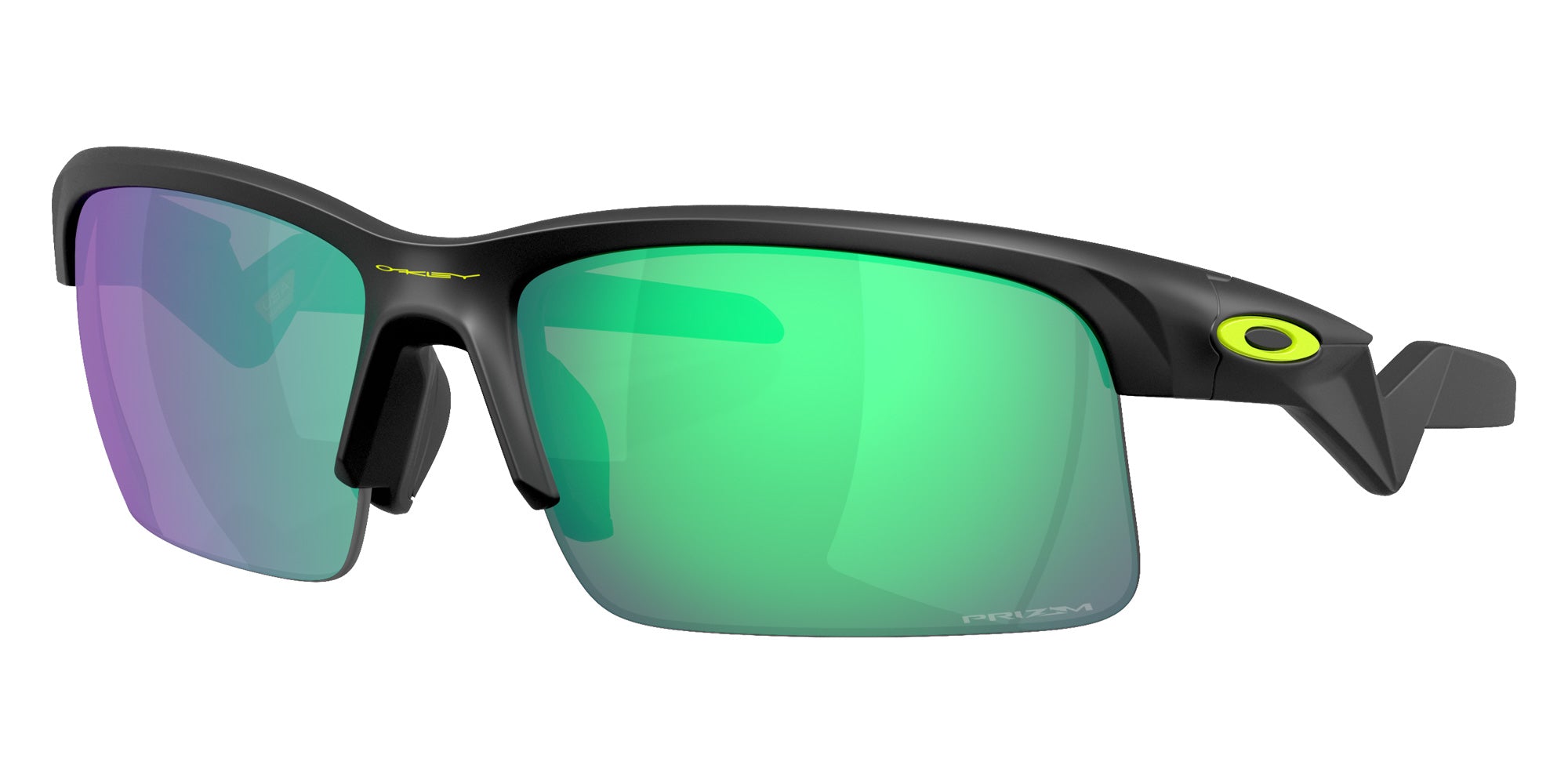 OAKLEY OJ9013 Capacitor (Youth Fit) Court 901311 62 - Matte Black / Prizm Road Jade Mirrored #id:oj9013901311_s:100105