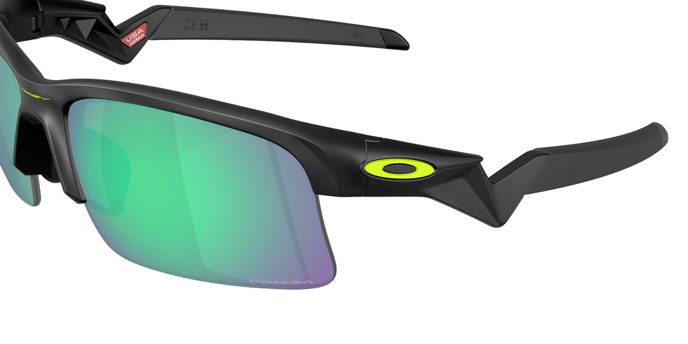 OAKLEY OJ9013 Capacitor (Youth Fit) Court 901311 62 - Matte Black / Prizm Road Jade Mirrored #id:oj9013901311_s:100130