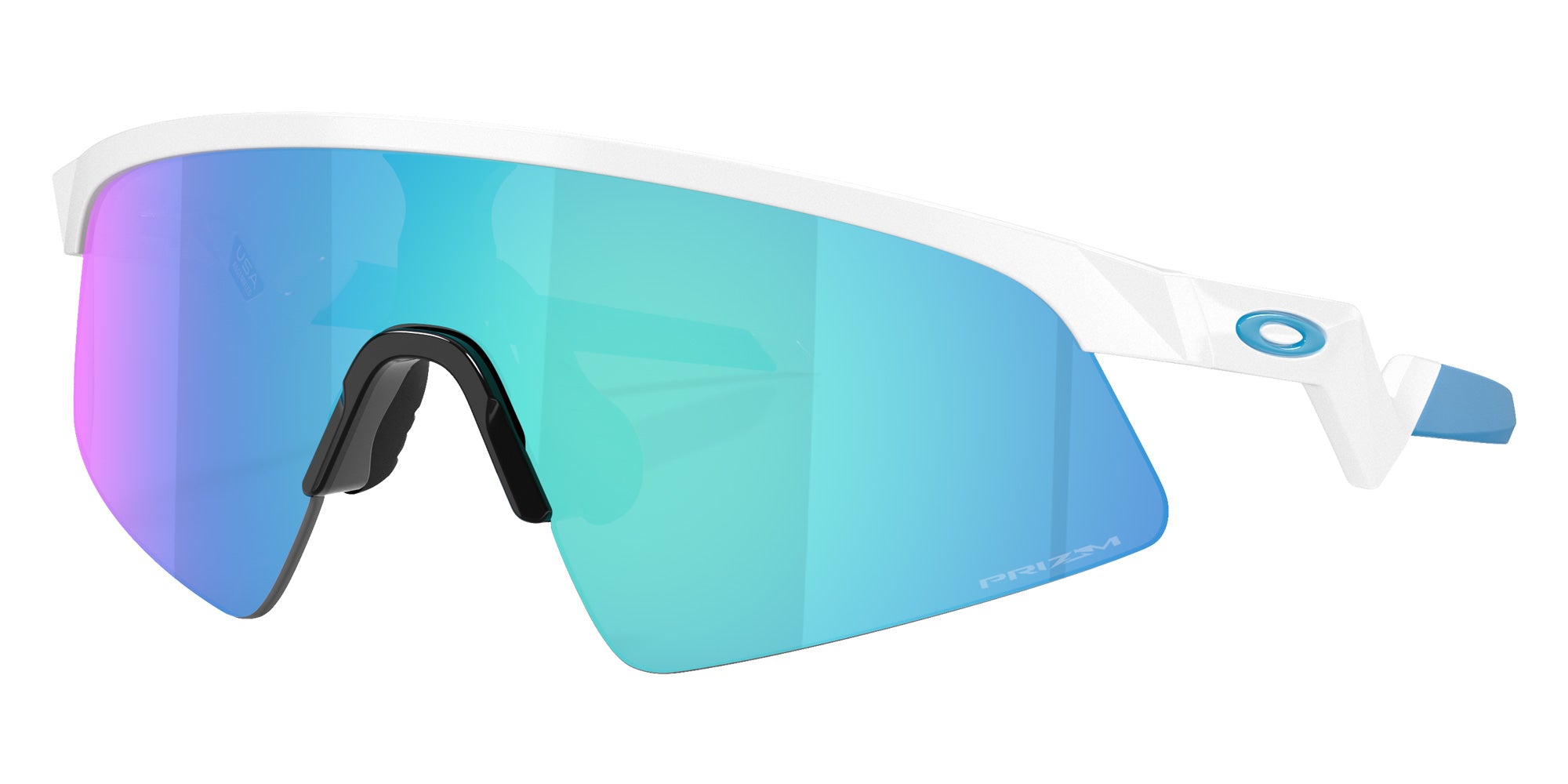 OAKLEY OJ9015 Resistor Sweep (Youth Fit) 901501 128 - Polished White / Prizm Sapphire Mirrored #id:oj9015901501_s:100105