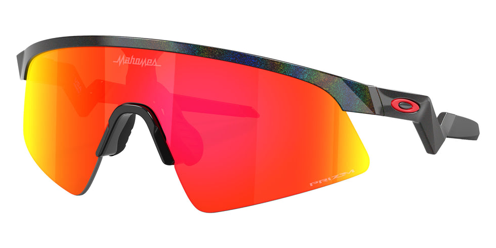 OAKLEY OJ9015 Resistor Sweep�� (Youth Fit) Patrick Mahomes II 901509 128 - Dark Galaxy / Prizm Ruby Mirrored #id:oj9015901509_s:100105
