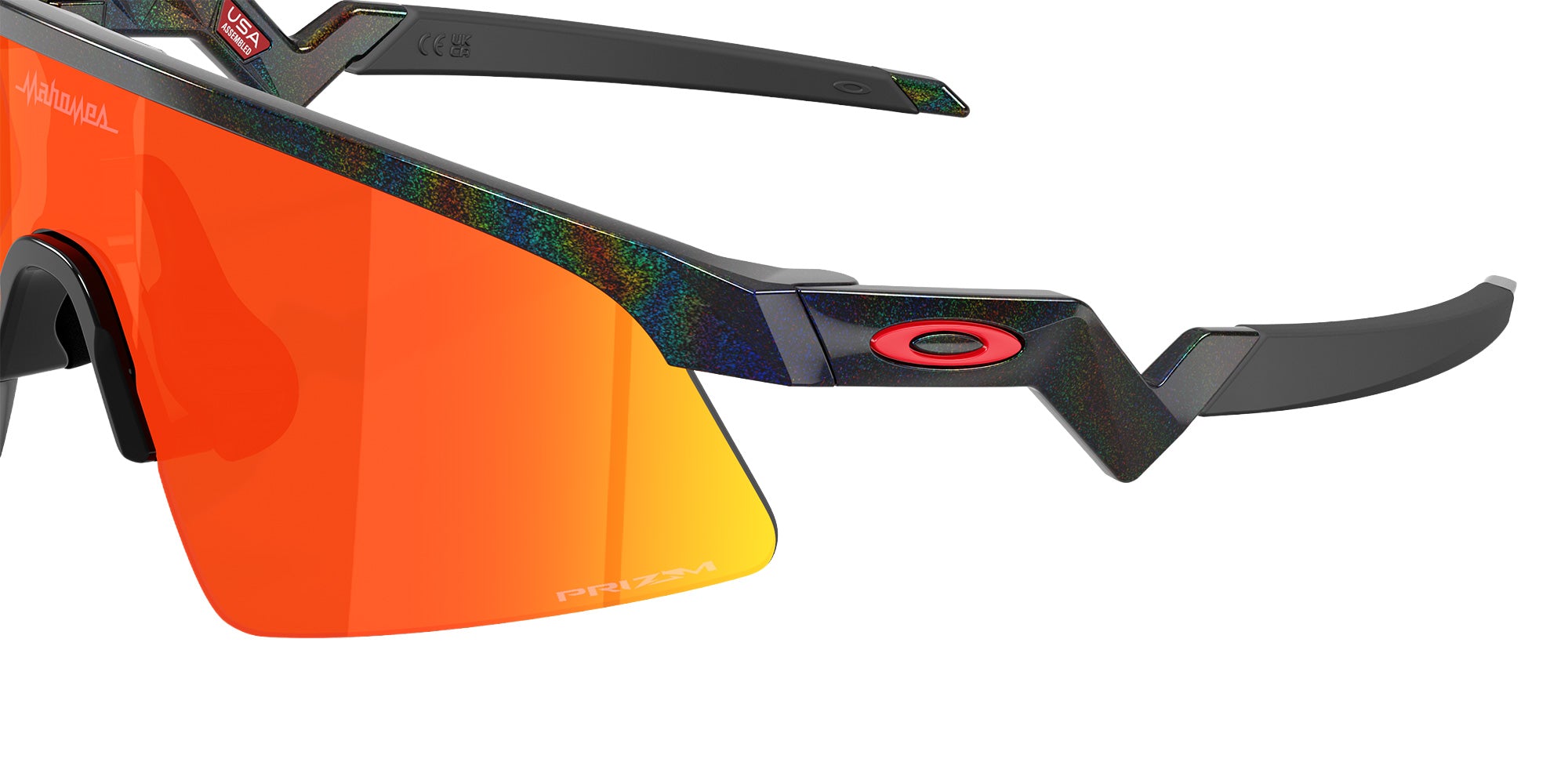 OAKLEY OJ9015 Resistor Sweep�� (Youth Fit) Patrick Mahomes II 901509 128 - Dark Galaxy / Prizm Ruby Mirrored #id:oj9015901509_s:100130