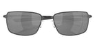 OAKLEY OO4075 Square Wire��� 407505 60 - Matte Black / Black Iridium Polarized Mirrored #id:oo4075407505_s:100120