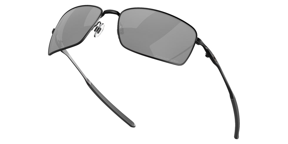 OAKLEY OO4075 Square Wire��� 407505 60 - Matte Black / Black Iridium Polarized Mirrored #id:oo4075407505_s:100125
