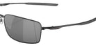 OAKLEY OO4075 Square Wire��� 407505 60 - Matte Black / Black Iridium Polarized Mirrored #id:oo4075407505_s:100130