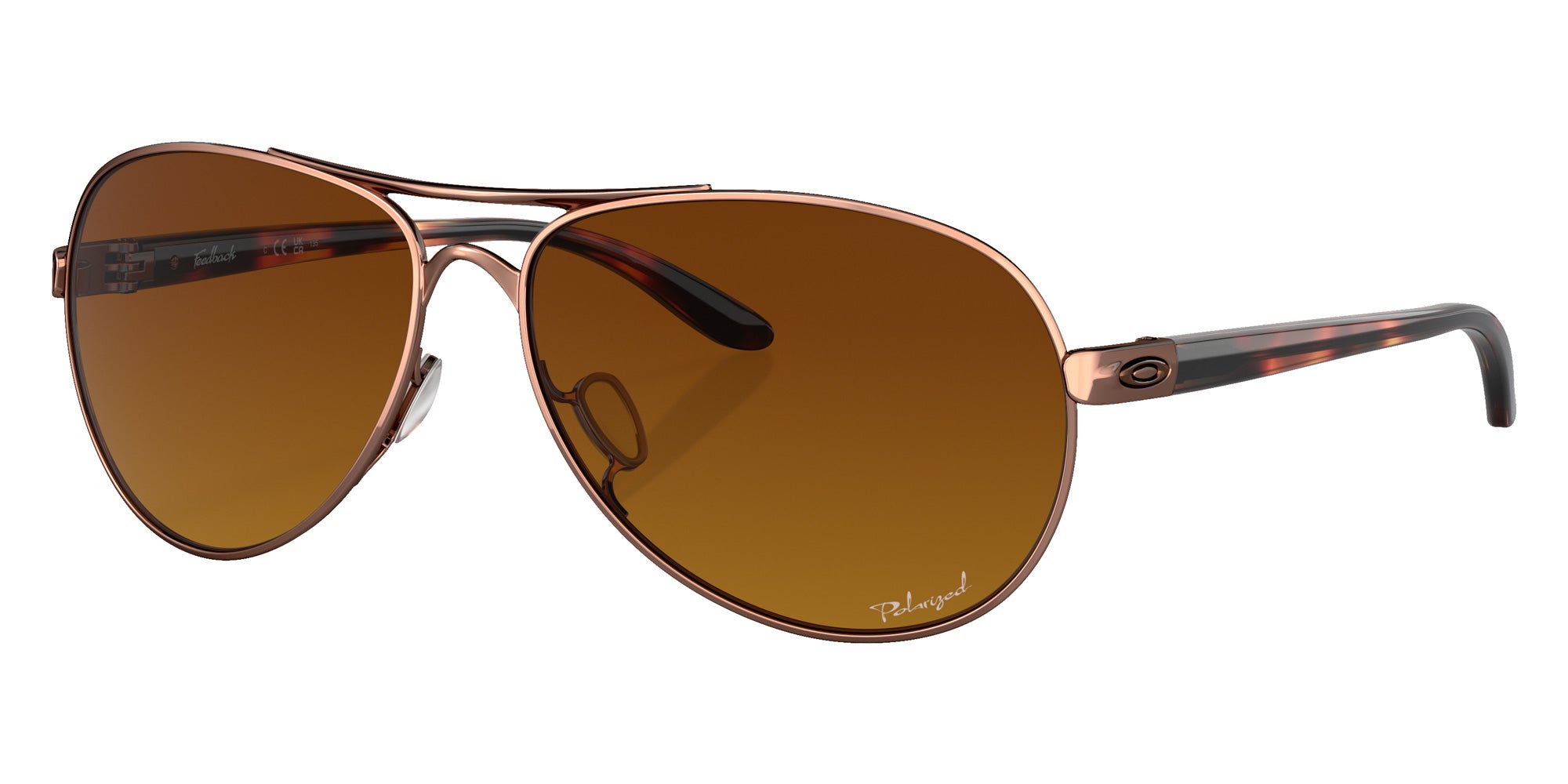 OAKLEY OO4079 Feedback 407914 59 - Rose Gold / Brown Gradient Polarized #id:oo4079407914_s:100105
