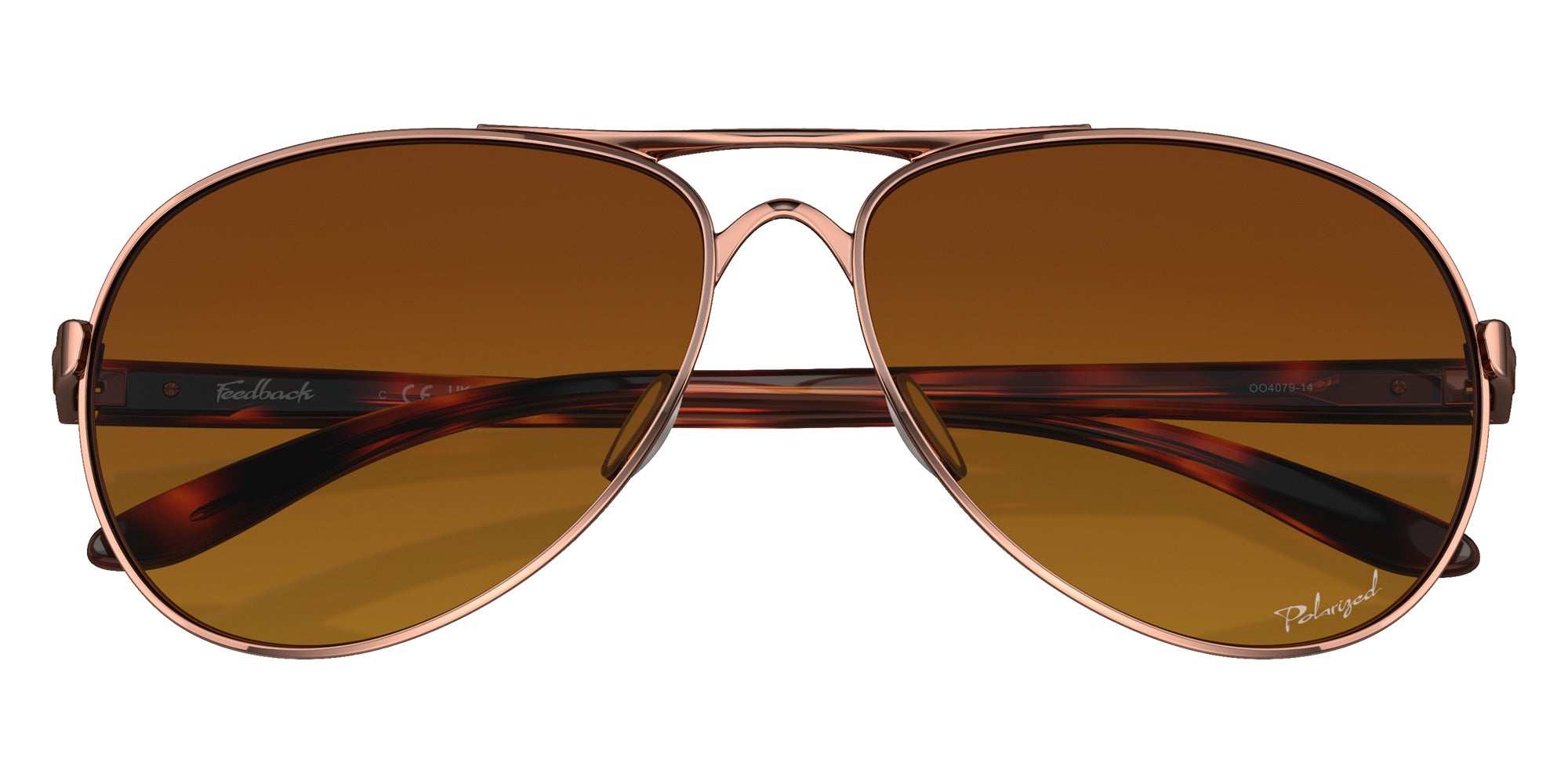 OAKLEY OO4079 Feedback 407914 59 - Rose Gold / Brown Gradient Polarized #id:oo4079407914_s:100120