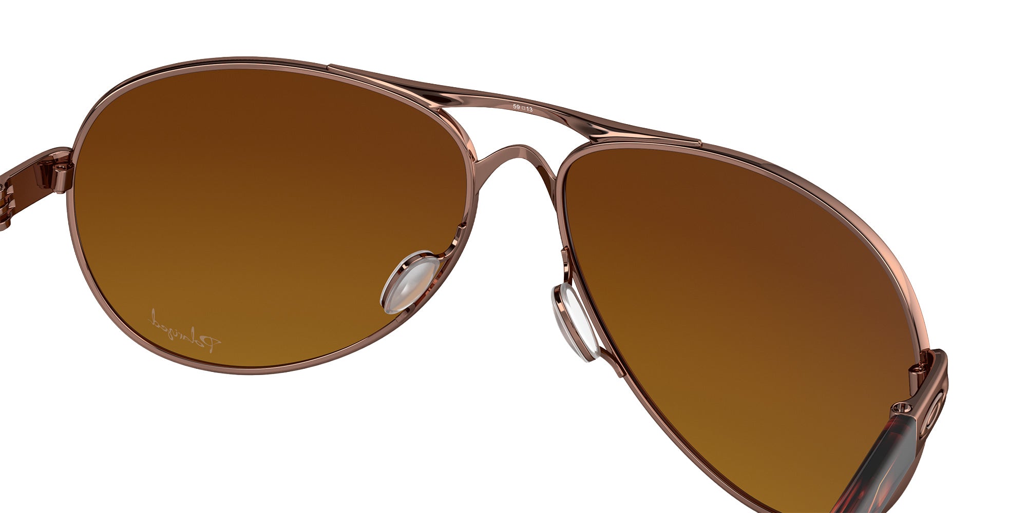 OAKLEY OO4079 Feedback 407914 59 - Rose Gold / Brown Gradient Polarized #id:oo4079407914_s:100135