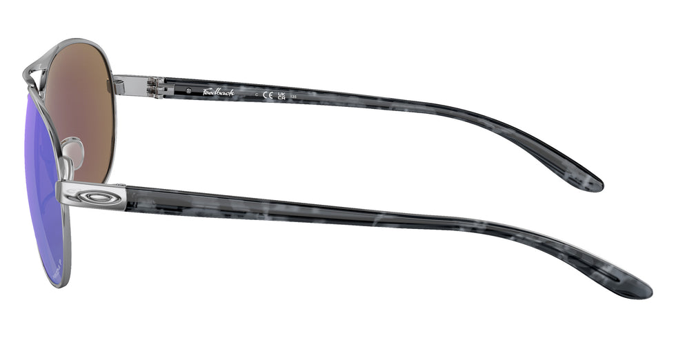 OAKLEY OO4079 Feedback 407933 59 - Polished Chrome / Prizm Sapphire Polarized Mirrored #id:oo4079407933_s:102110