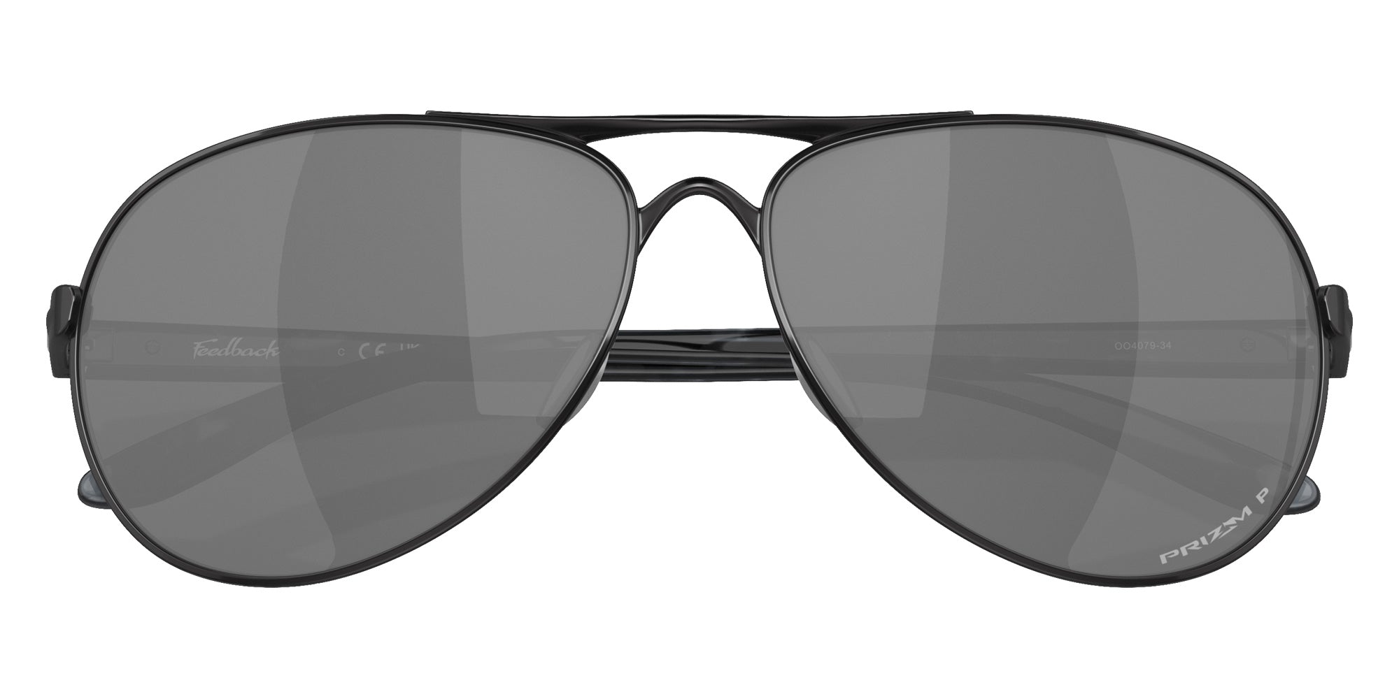 OAKLEY OO4079 Feedback 407934 59 - Polished Black / Prizm Black Polarized Mirrored #id:oo4079407934_s:104120