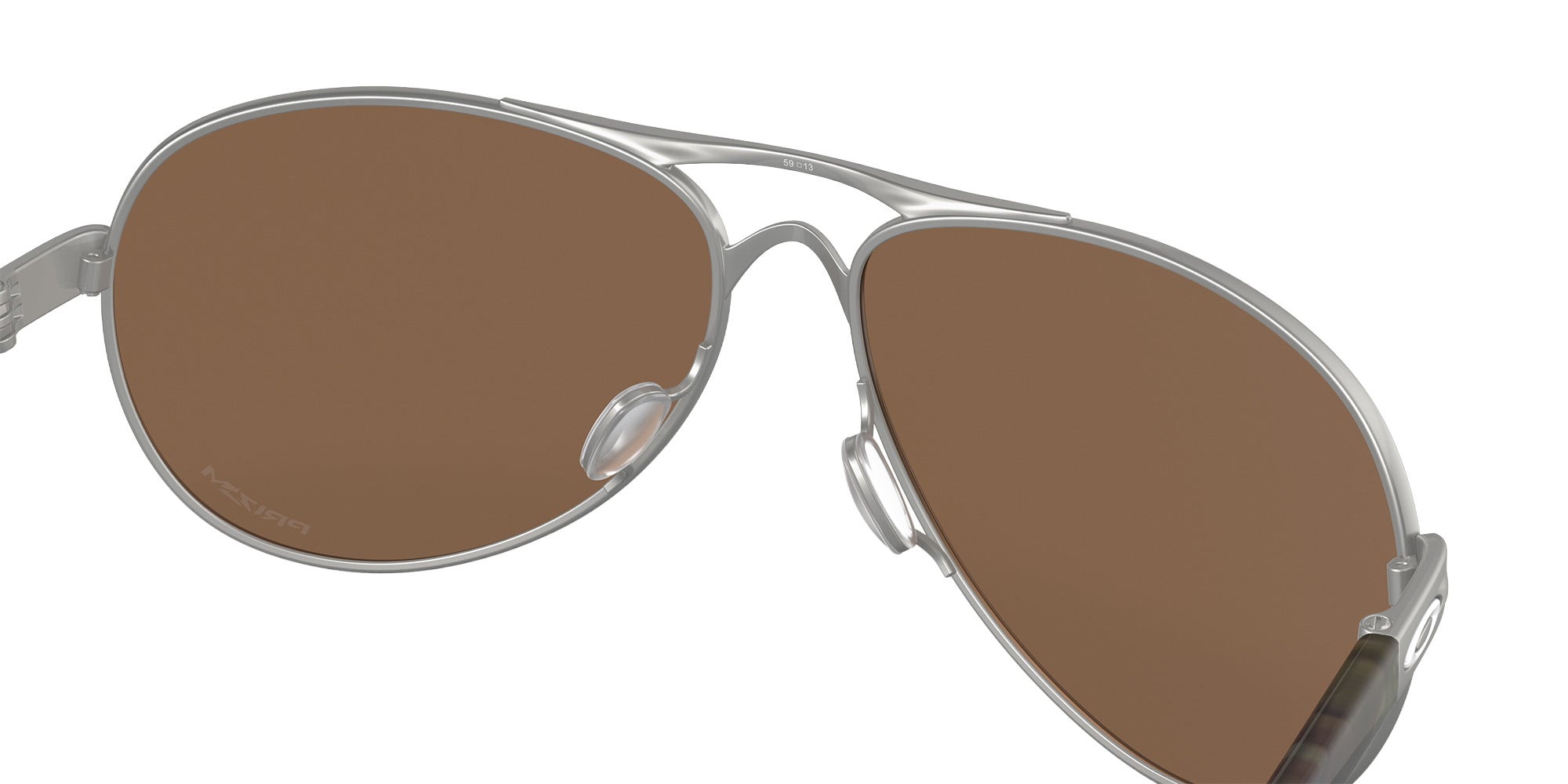 OAKLEY OO4079 Feedback 407947 59 - Satin Chrome / Prizm Bronze #id:oo4079407947_s:100130