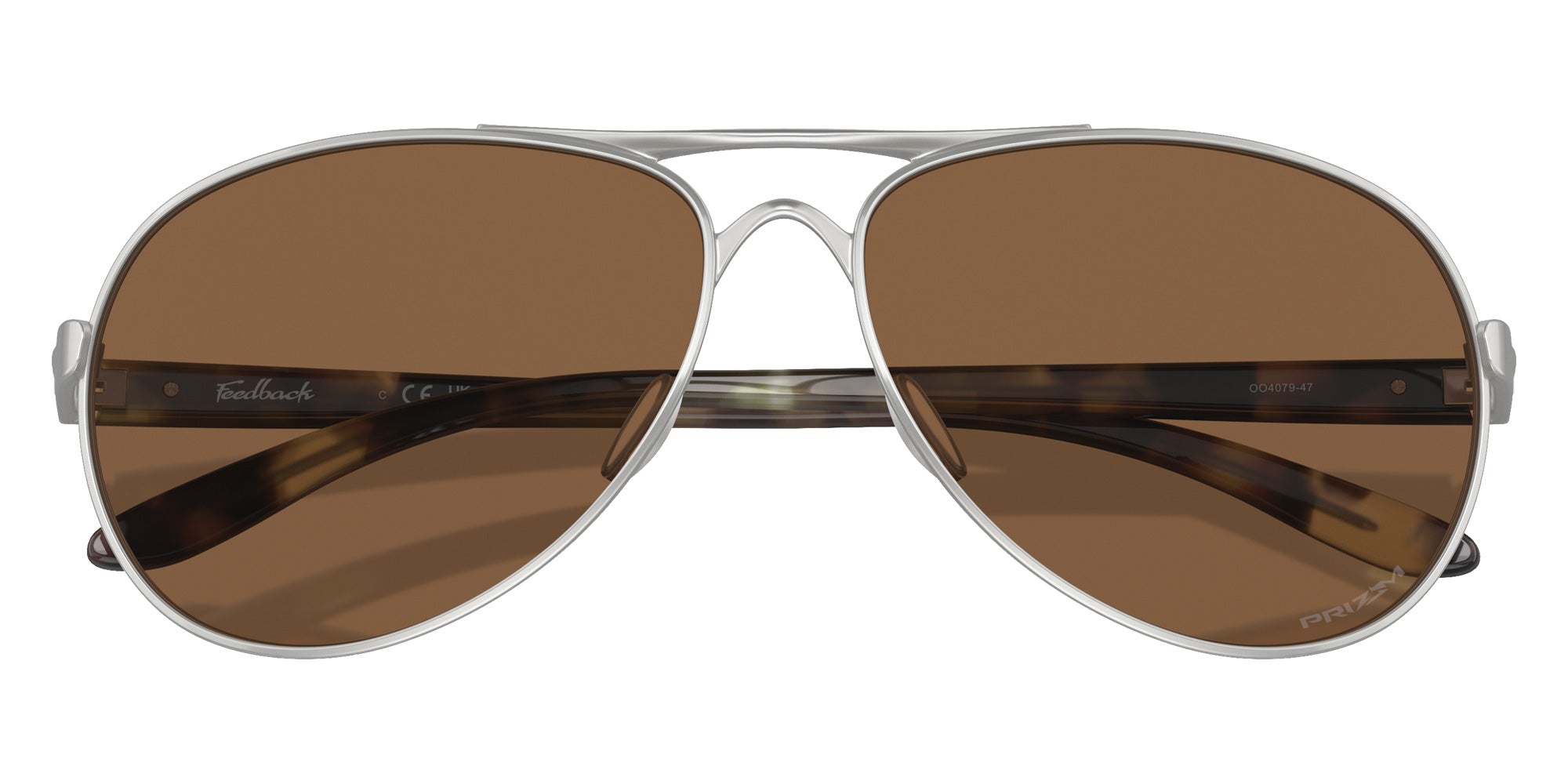 OAKLEY OO4079 Feedback 407947 59 - Satin Chrome / Prizm Bronze #id:oo4079407947_s:100135