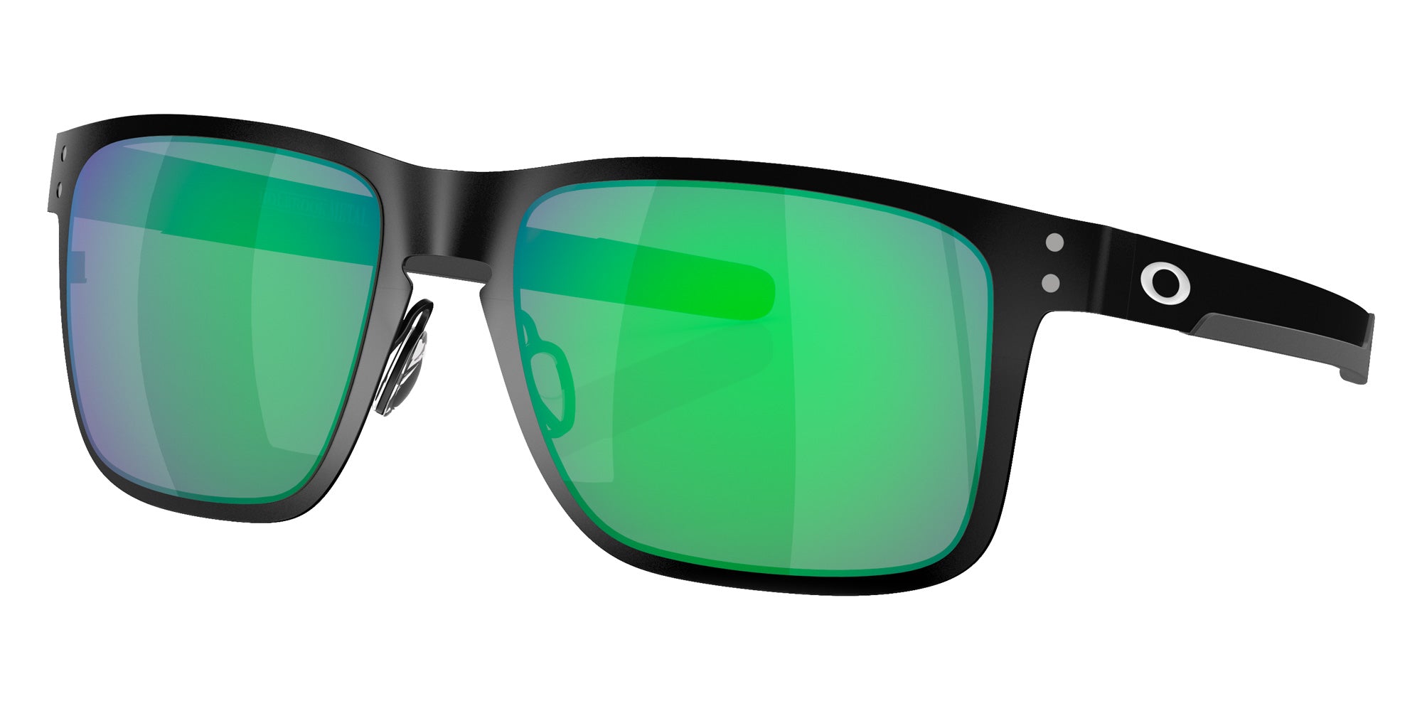 OAKLEY OO4123 Holbrook��� Metal 412304 55 - Matte Black / Jade Iridium Mirrored #id:oo4123412304_s:100105