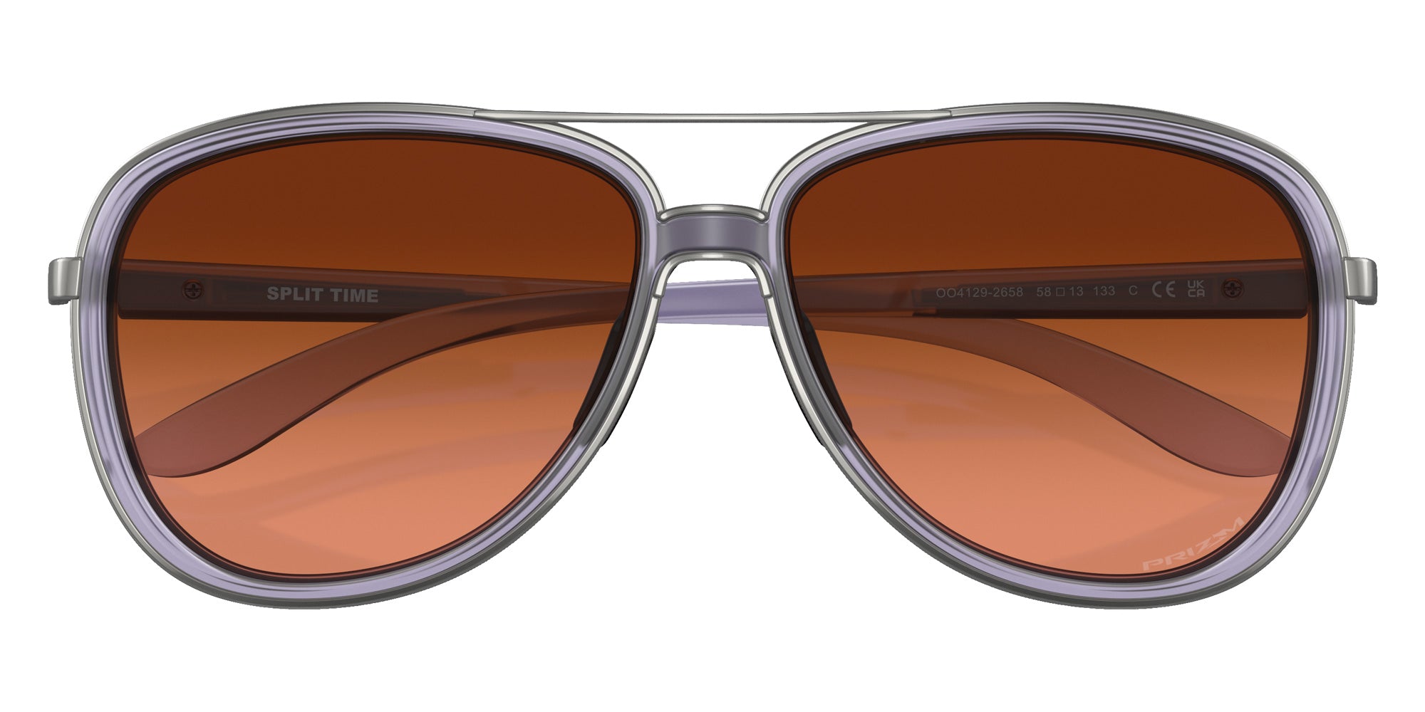 OAKLEY OO4129 Split Time 412926 58 - Matte Trans Lilac / Prizm Brown Gradient #id:oo4129412926_s:104120