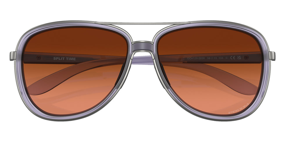 OAKLEY OO4129 Split Time 412926 58 - Matte Trans Lilac / Prizm Brown Gradient #id:oo4129412926_s:104120