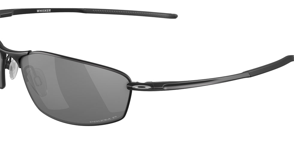 OAKLEY OO4141 Whisker 414103 60 - Satin Black / Prizm Black Polarized Mirrored #id:oo4141414103_s:102130