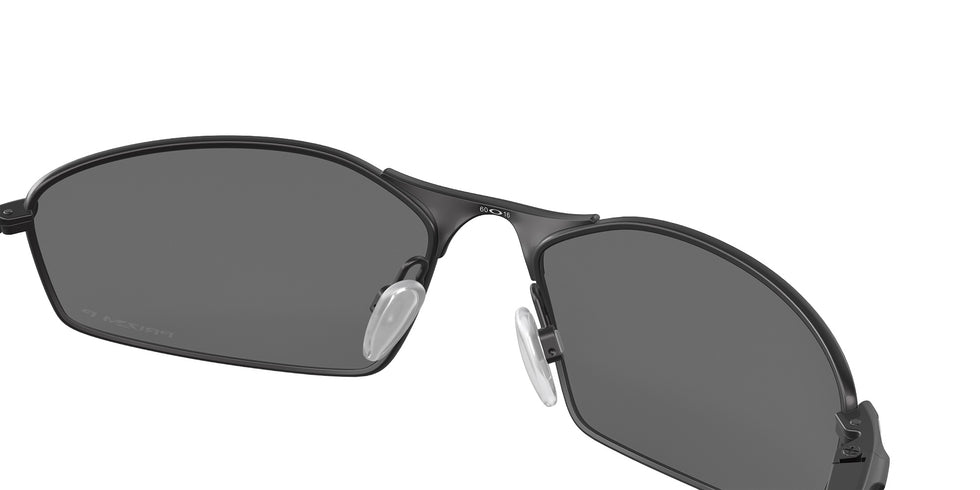 OAKLEY OO4141 Whisker 414103 60 - Satin Black / Prizm Black Polarized Mirrored #id:oo4141414103_s:102135