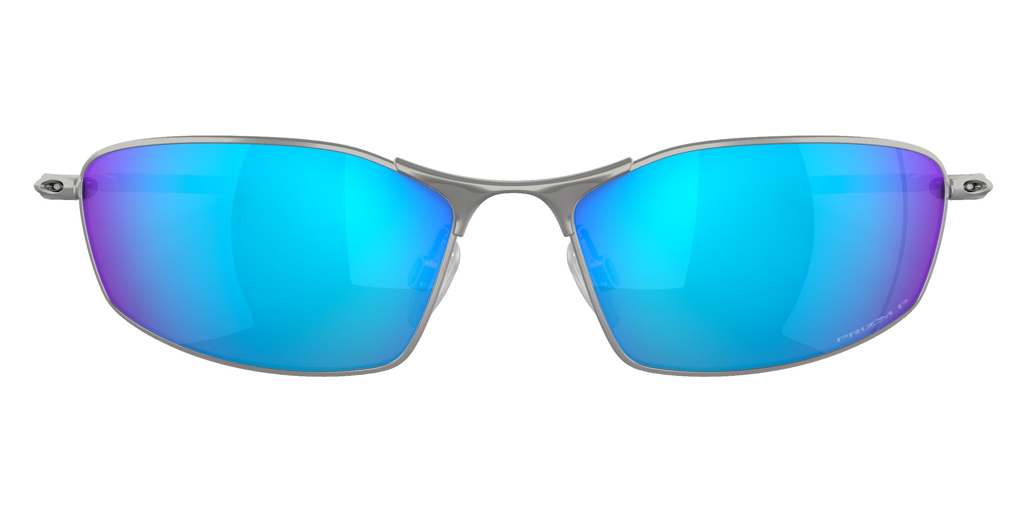 OAKLEY OO4141 Whisker 414104 60 - Satin Chrome / Prizm Sapphire Polarized Mirrored #id:oo4141414104_s:100100