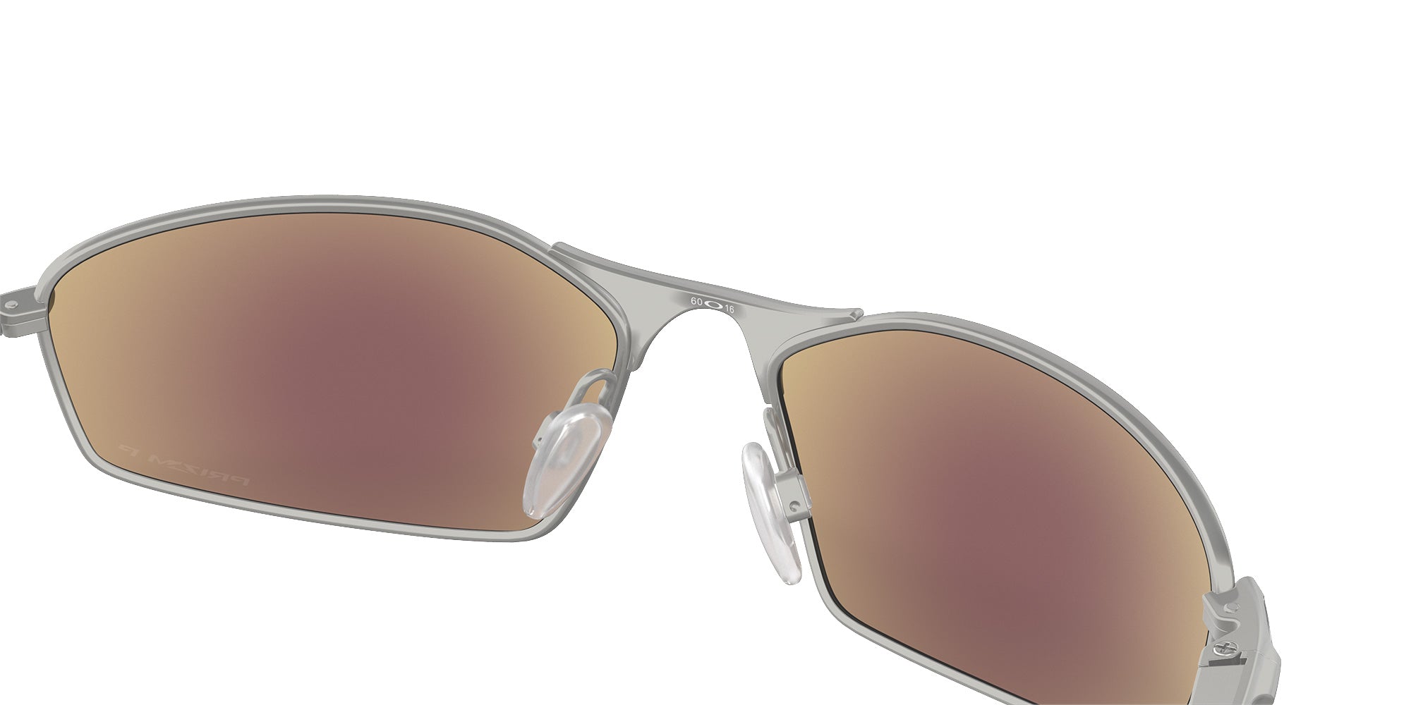 OAKLEY OO4141 Whisker 414104 60 - Satin Chrome / Prizm Sapphire Polarized Mirrored #id:oo4141414104_s:100130