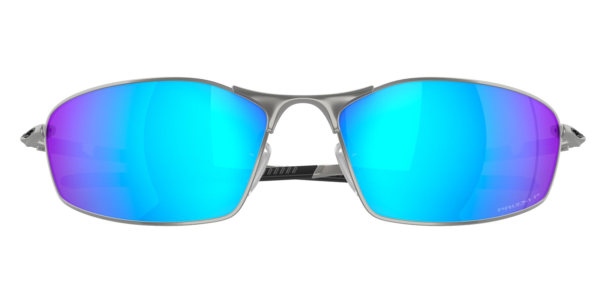 OAKLEY OO4141 Whisker 414104 60 - Satin Chrome / Prizm Sapphire Polarized Mirrored #id:oo4141414104_s:100135