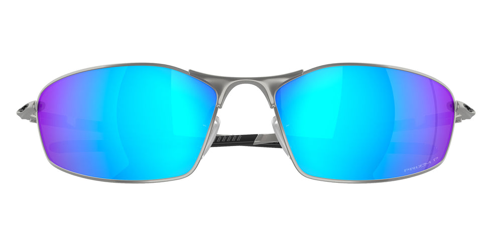 OAKLEY OO4141 Whisker 414104 60 - Satin Chrome / Prizm Sapphire Polarized Mirrored #id:oo4141414104_s:100135