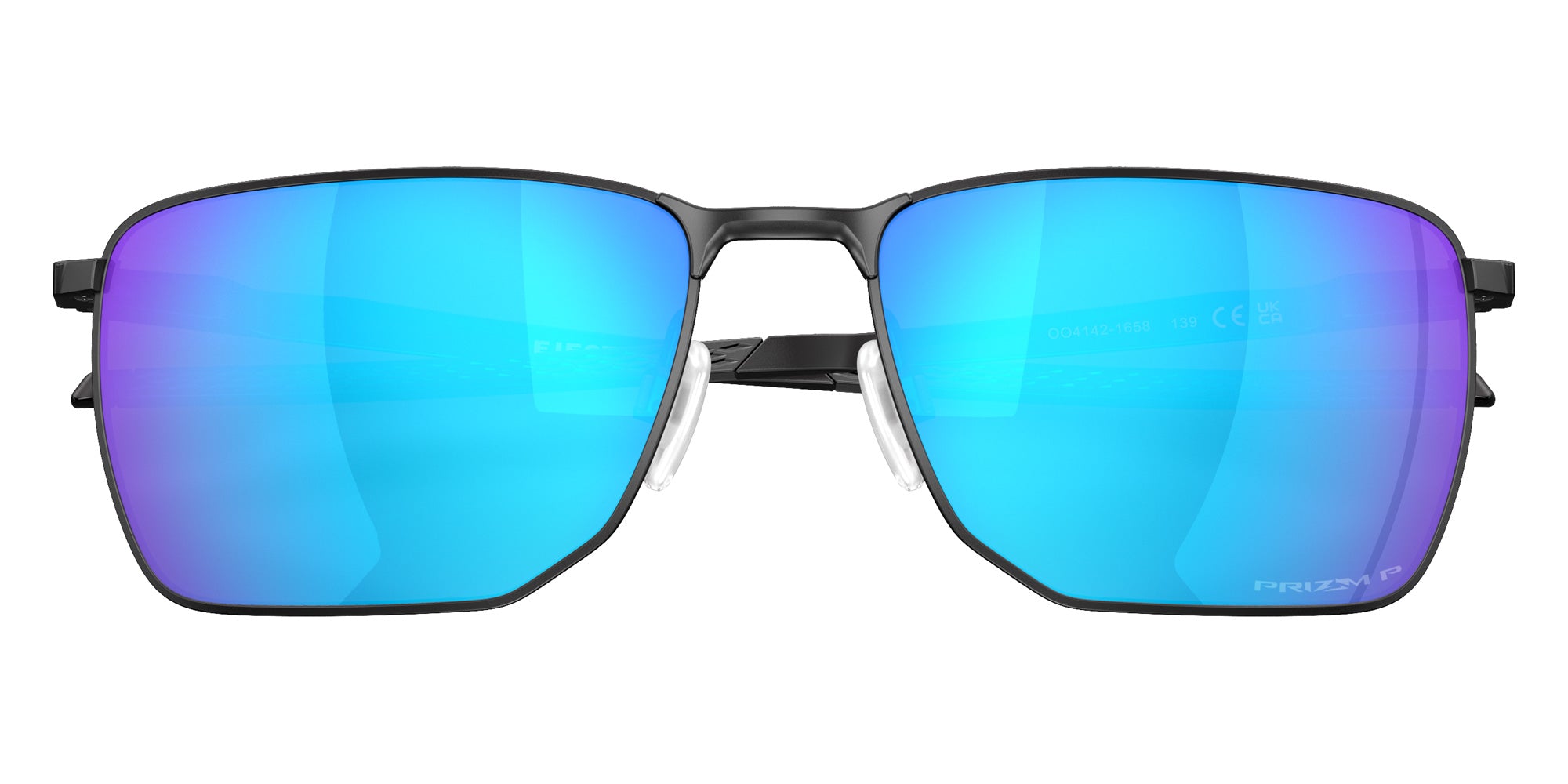 OAKLEY OO4142 Ejector 414216 58 - Satin Black / Prizm Sapphire Polarized Mirrored #id:oo4142414216_s:100135