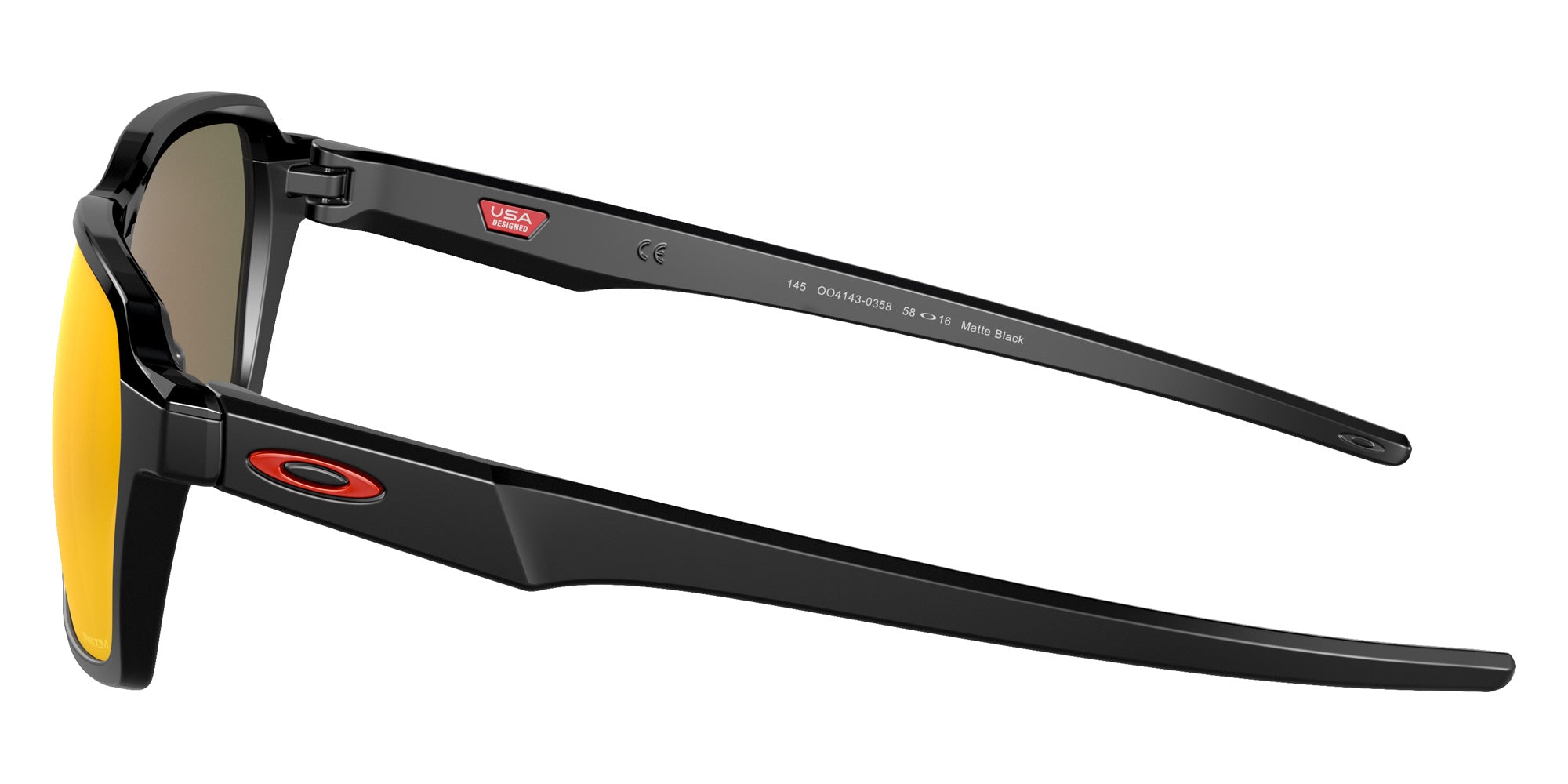 OAKLEY OO4143 Parlay 414303 58 - Matte Black / Prizm Ruby #id:oo4143414303_s:100110