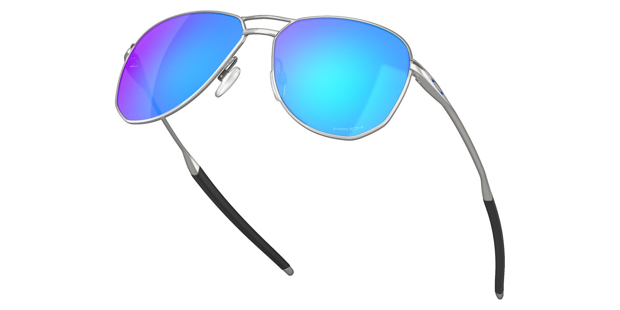 OAKLEY OO4147 Contrail 414703 57 - Satin Chrome / Prizm Sapphire Mirrored #id:oo4147414703_s:100125