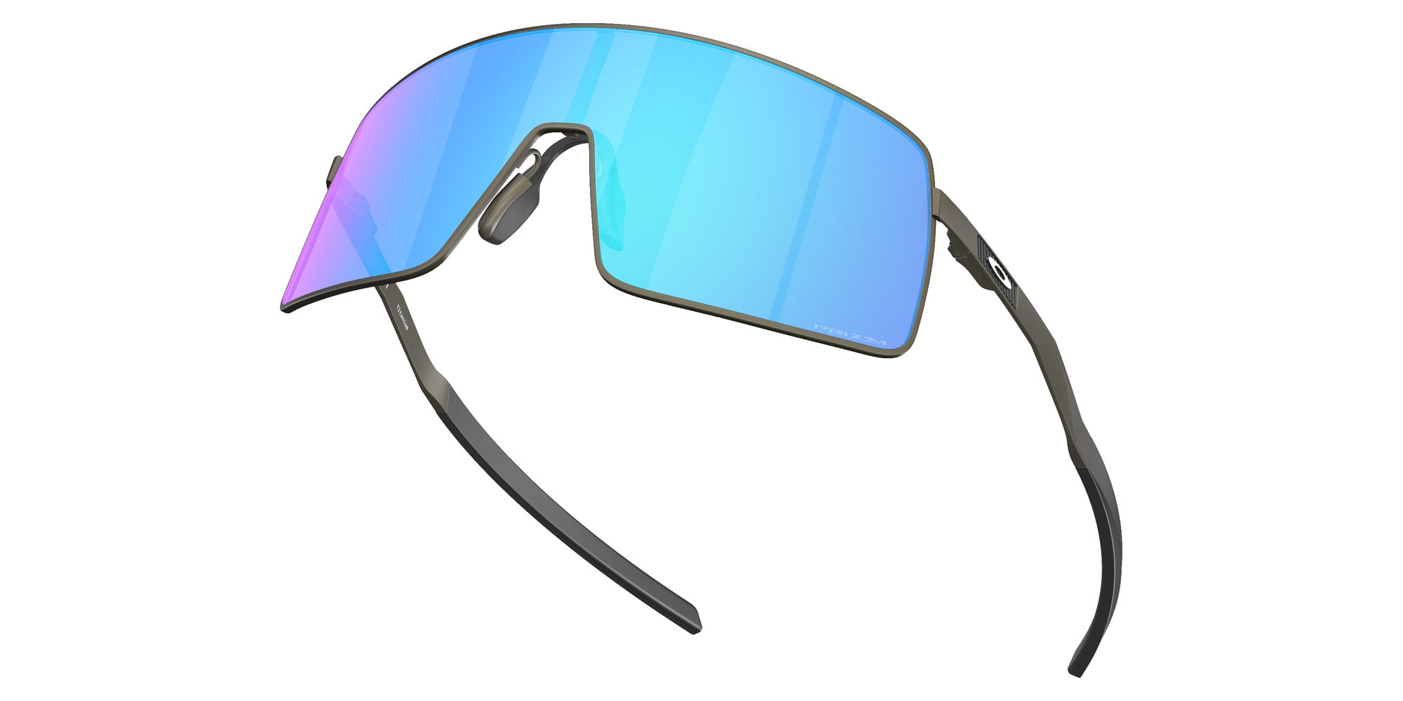 OAKLEY OO6013 Sutro TI 601304 134 - Satin Lead / Prizm Sapphire Mirrored #id:oo6013601304_s:102125