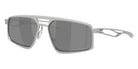 OAKLEY OO6031 Bushwick 603105 59 - Satin Chrome / Prizm Black Polarized Mirrored #id:oo6031603105_s:108105