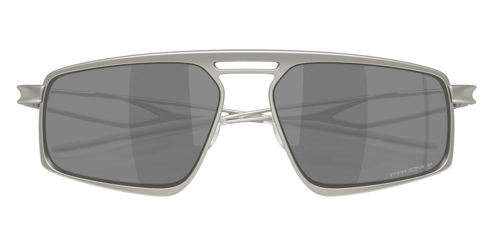 OAKLEY OO6031 Bushwick 603105 59 - Satin Chrome / Prizm Black Polarized Mirrored #id:oo6031603105_s:108135