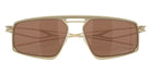 OAKLEY OO6031 Bushwick 603106 59 - Satin Light Gold / Prizm Tungsten Polarized Mirrored #id:oo6031603106_s:110135
