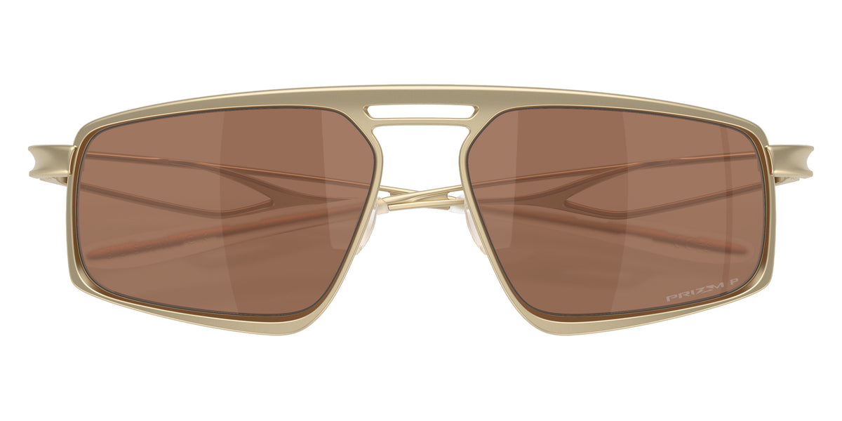 OAKLEY OO6031 Bushwick 603106 59 - Satin Light Gold / Prizm Tungsten Polarized Mirrored #id:oo6031603106_s:110135