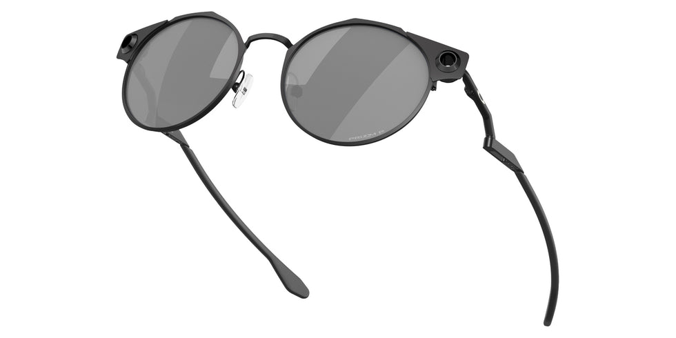 OAKLEY OO6046 Deadbolt��� 604603 50 - Satin Black / Prizm Black Polarized Mirrored #id:oo6046604603_s:102125