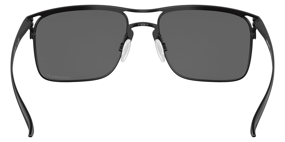 OAKLEY OO6048 Holbrook��� TI 604802 57 - Satin Black / Prizm Black Polarized Mirrored #id:oo6048604802_s:100115