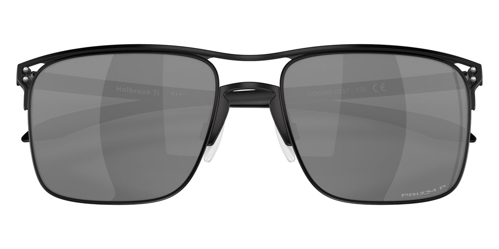 OAKLEY OO6048 Holbrook��� TI 604802 57 - Satin Black / Prizm Black Polarized Mirrored #id:oo6048604802_s:100120