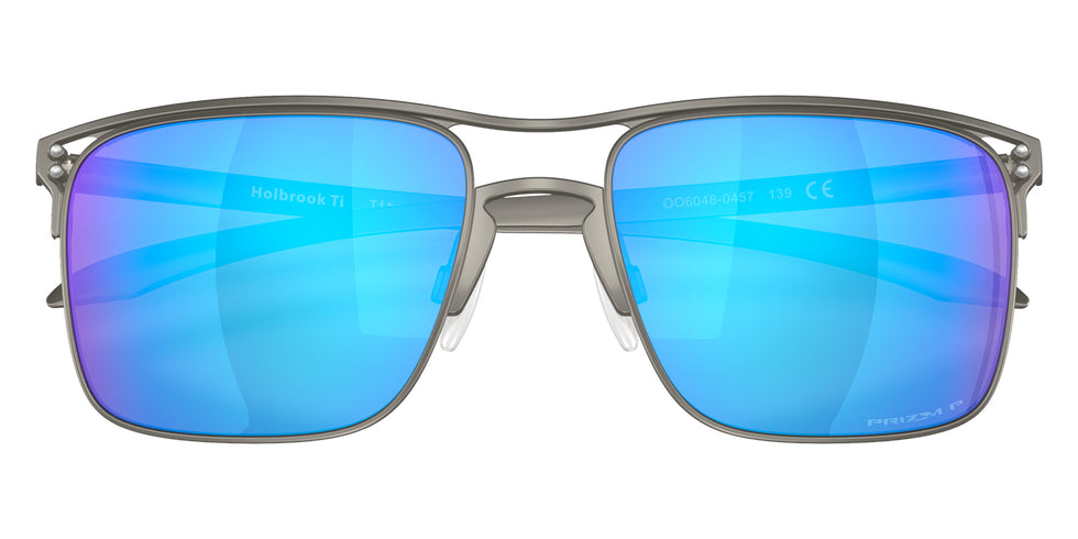 OAKLEY OO6048 Holbrook��� TI 604804 57 - Matte Gunmetal / Prizm Sapphire Polarized Mirrored #id:oo6048604804_s:102120