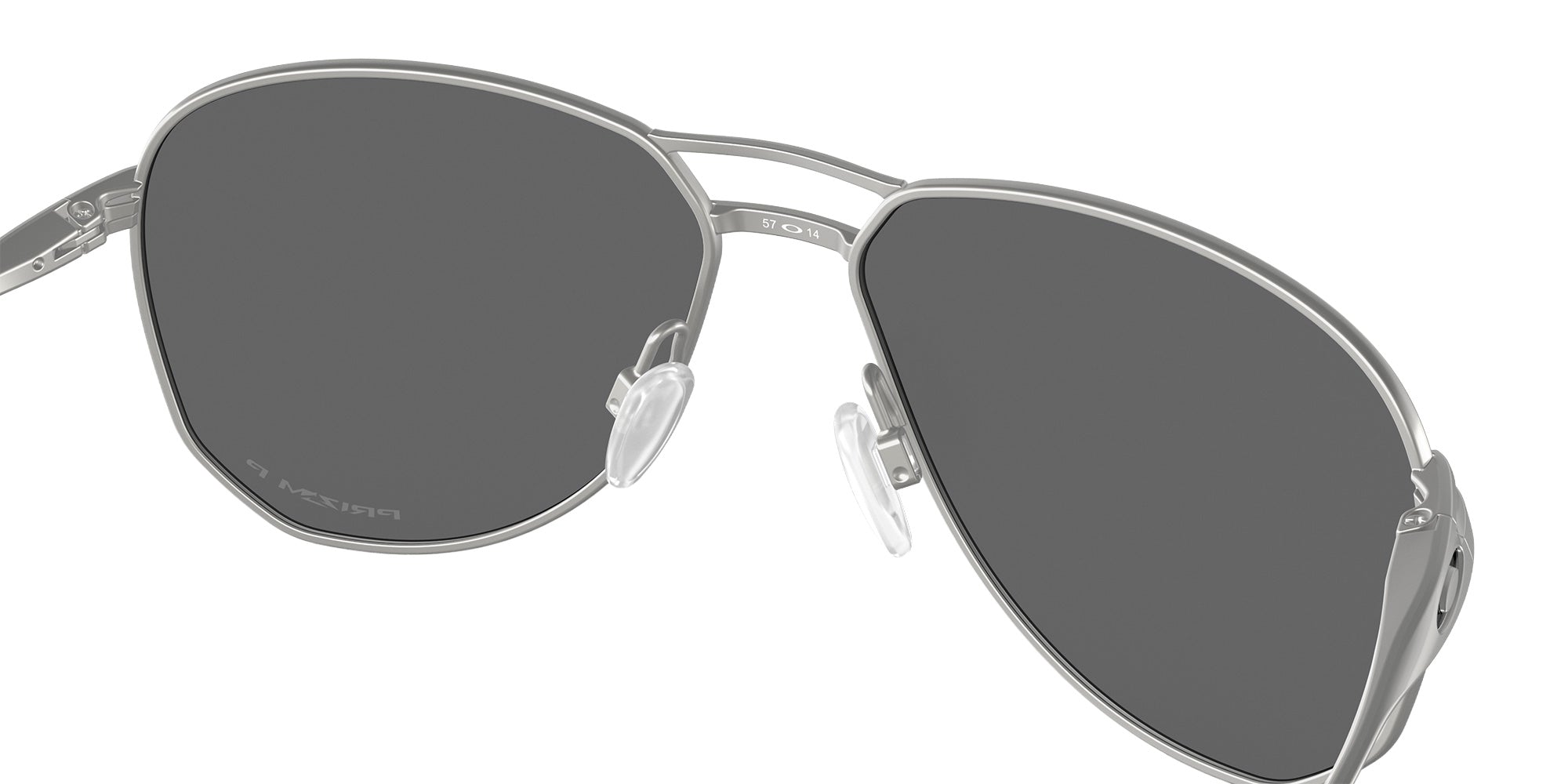 OAKLEY OO6050 Contrail TI 605003 57 - Satin Chrome / Prizm Black Polarized #id:oo6050605003_s:100130