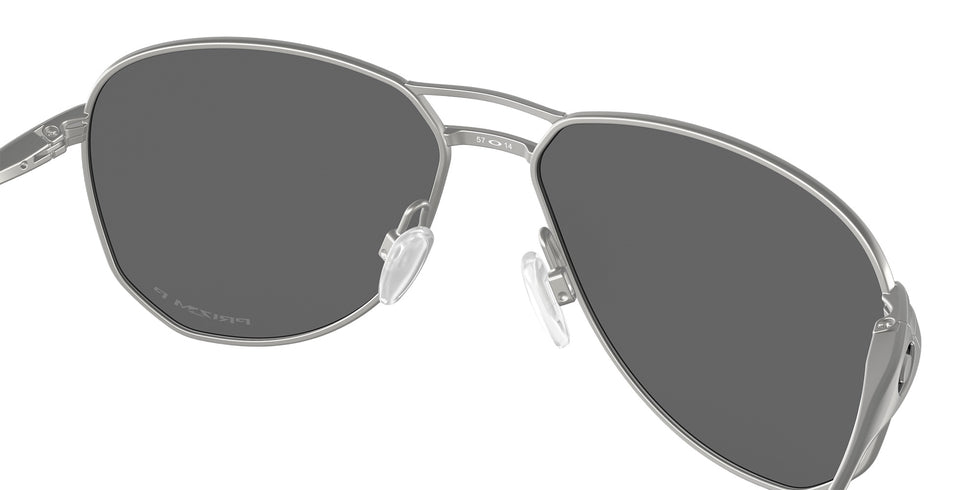 OAKLEY OO6050 Contrail TI 605003 57 - Satin Chrome / Prizm Black Polarized #id:oo6050605003_s:100130