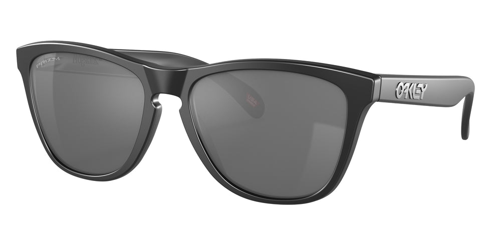 OAKLEY OO9013 Frogskins��� 9013F7 55 - Matte Black / Prizm Black Polarized Mirrored #id:oo90139013f7_s:100105