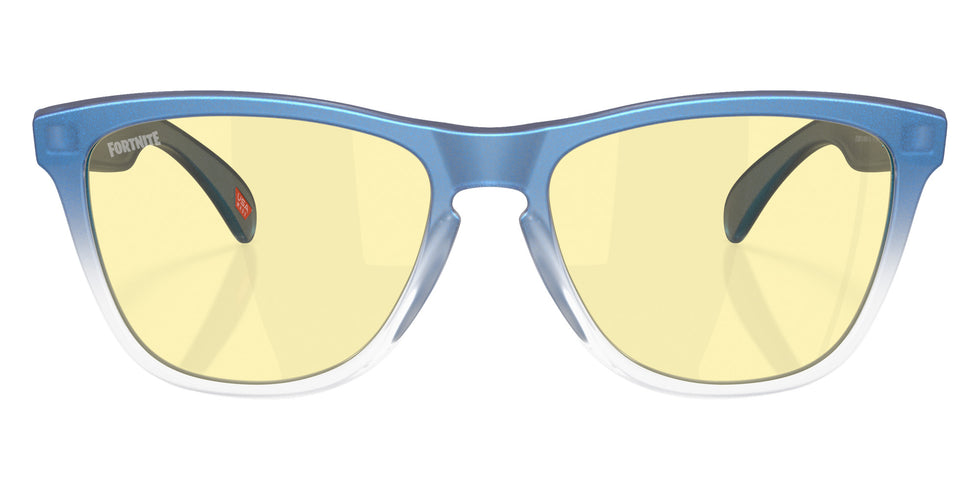 OAKLEY OO9013 Oakley X Fortnite��� Frogskins��� 9013M4 55 - Matte Cyan/Blue/Clear Shift Fade / Prizm Gaming��� 2.0 Mirrored #id:oo90139013m4_s:100100