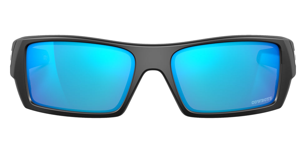 OAKLEY OO9014 Dallas Cowboys Gascan�� 901467 60 - Matte Black / Prizm Sapphire Mirrored #id:oo9014901467_s:100100