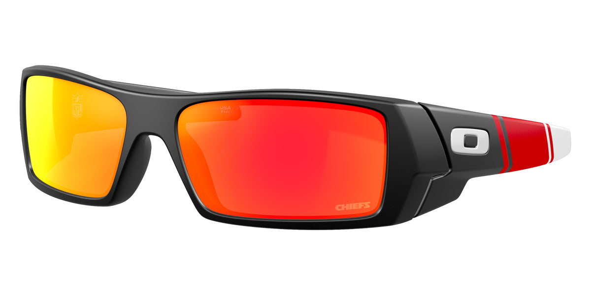 OAKLEY OO9014 Kansas City Chiefs Gascan® 901470 60 - Matte Black / Prizm Ruby Mirrored #id:oo9014901470_s:100105
